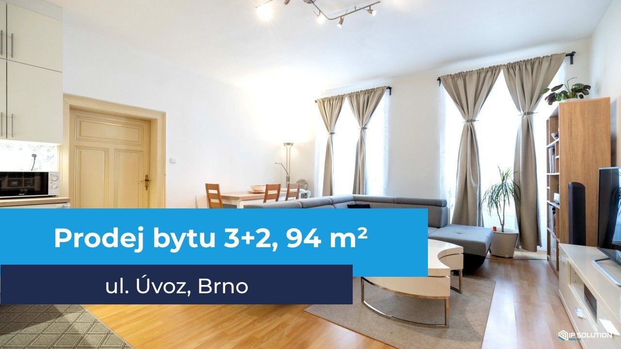3+1, Úvoz, Brno, 94 m²
