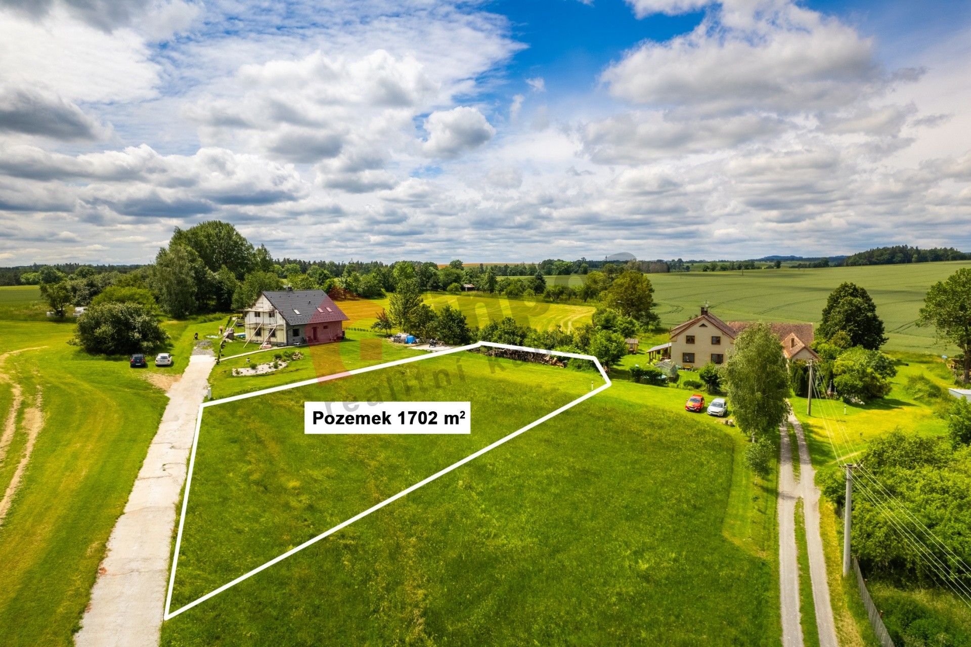 Prodej pozemek pro bydlení - Chocov, Mladá Vožice, 1 702 m²