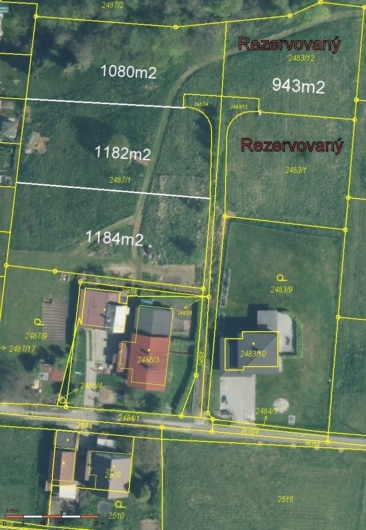 Pozemky pro bydlení, Dolní Lutyně, 735 53, 1 184 m²