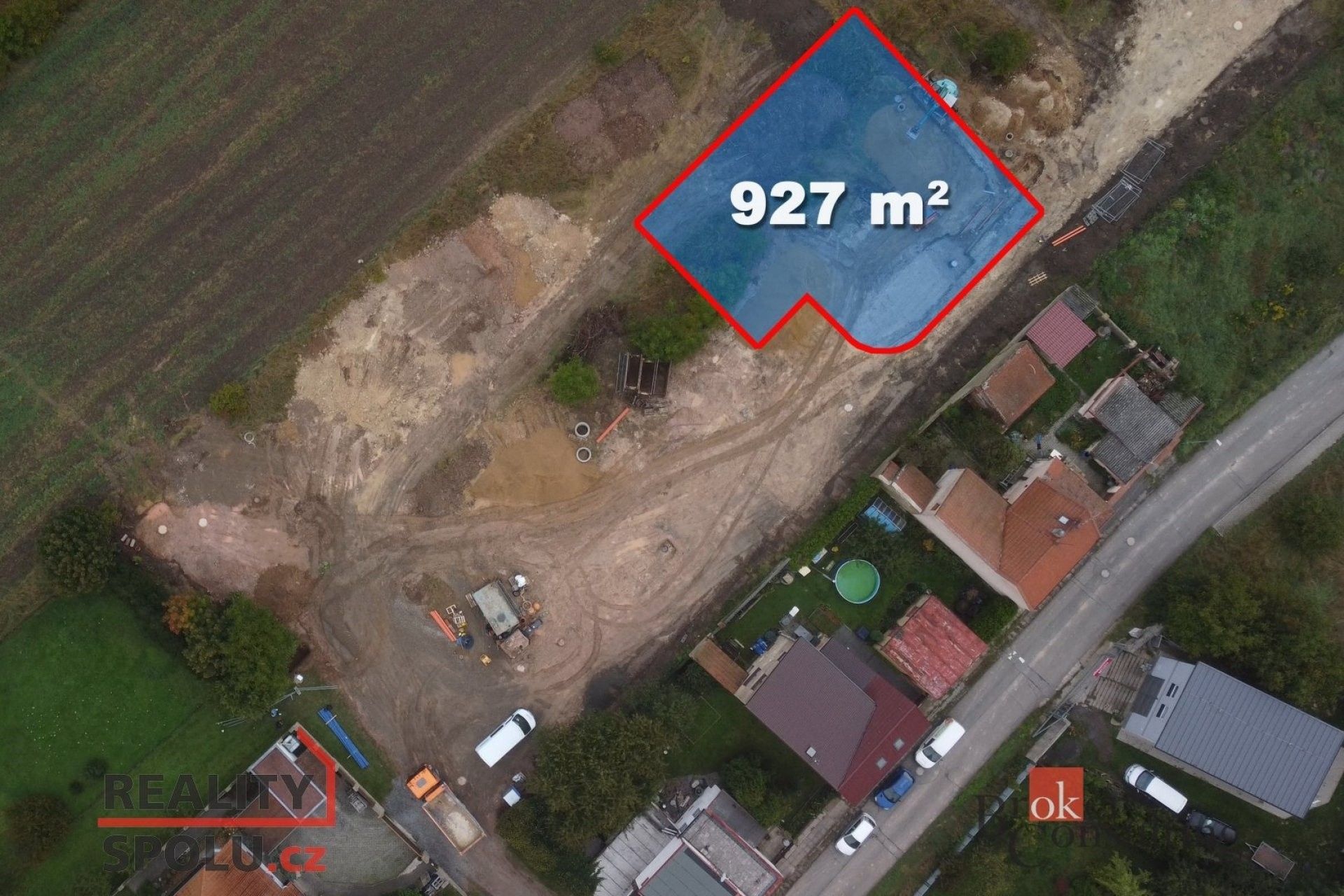 Pozemky pro bydlení, Brandýsek, 927 m²