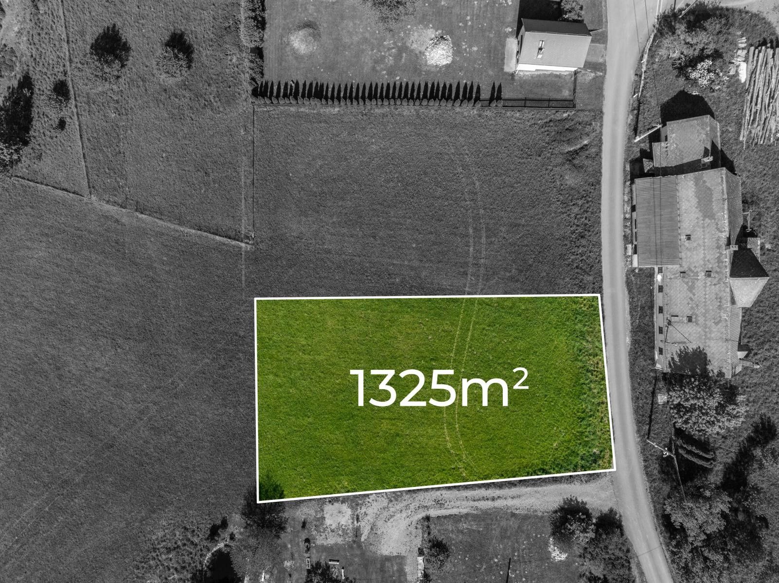 Pozemky pro bydlení, Zadní Ves, Karlovice, 1 325 m²