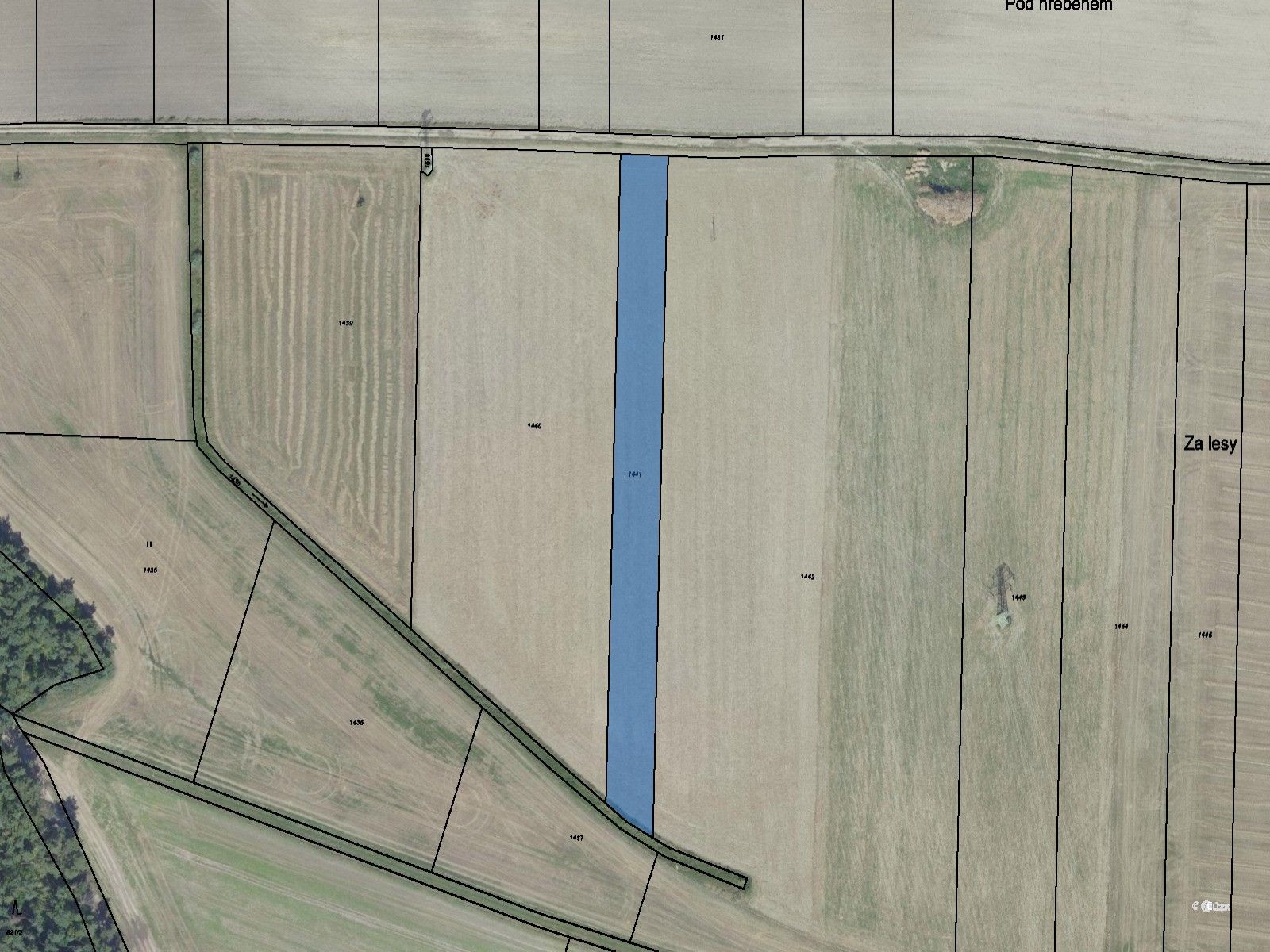 Zemědělské pozemky, Ohaře, 722 m²