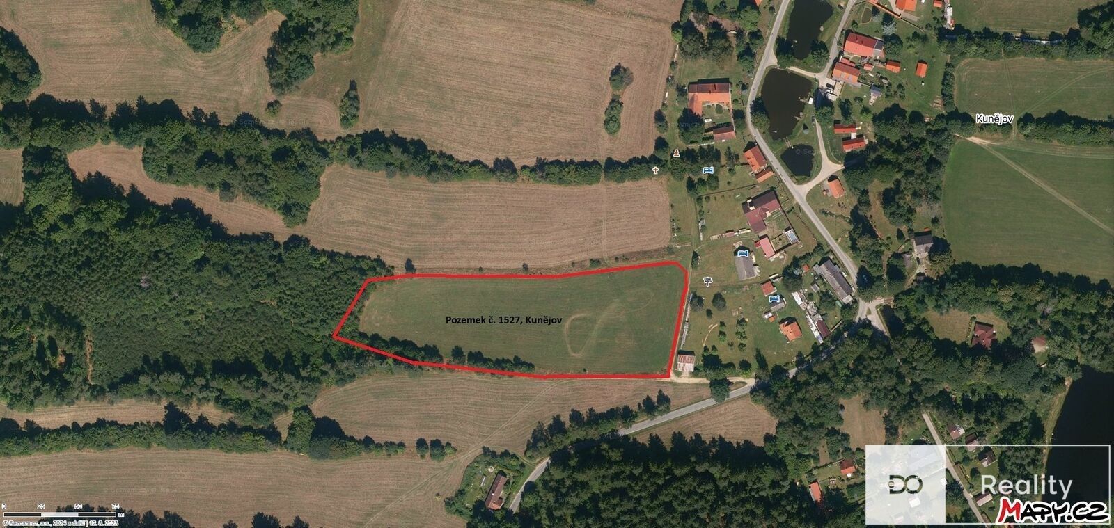 Prodej pozemek pro bydlení - Kunějov, Člunek, 14 074 m²