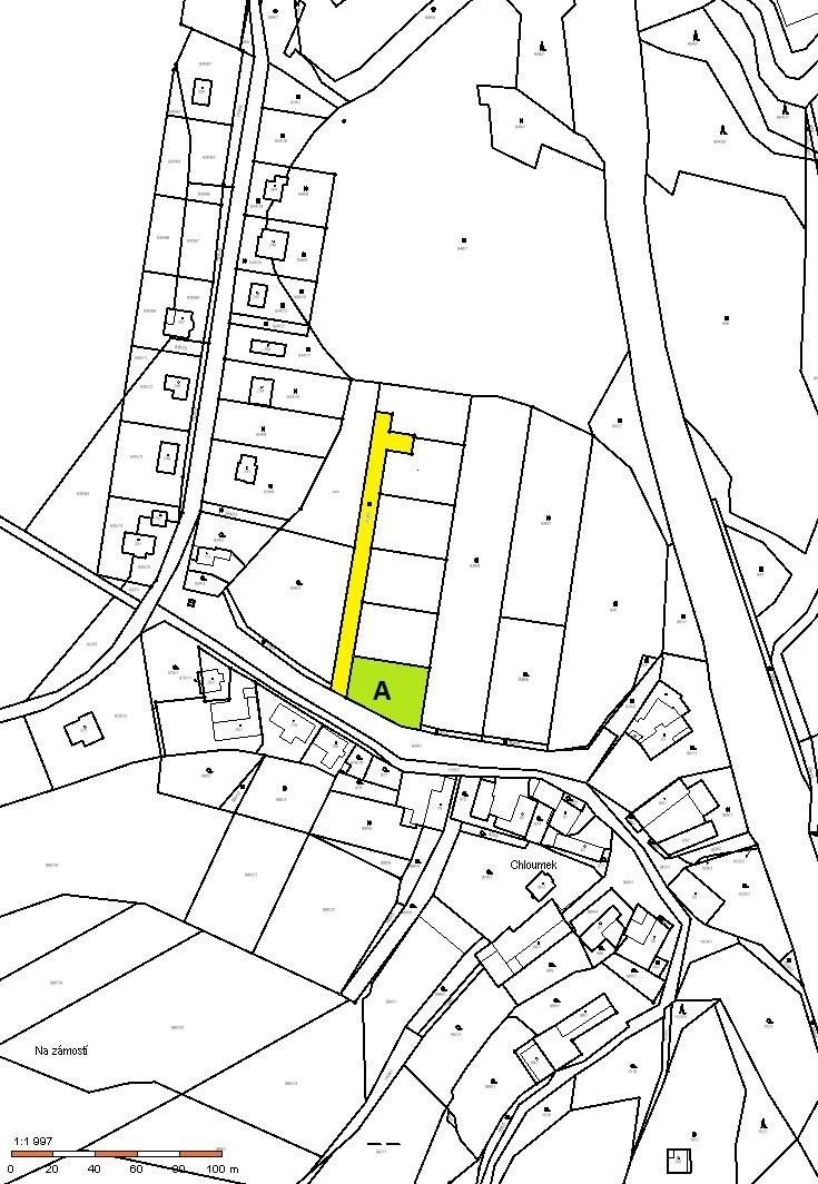 Pozemky pro bydlení, Chloumek, Újezd u Chocně, 1 000 m²