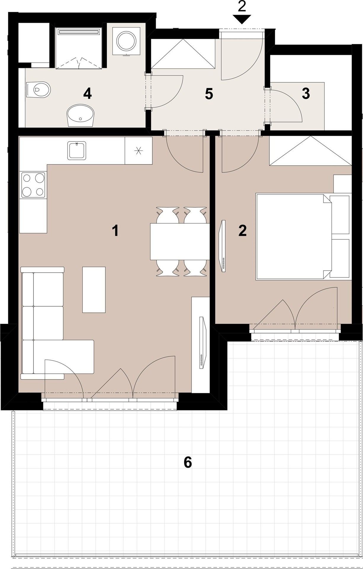 Prodej byt 2+kk - Milínská, Praha, 49 m²