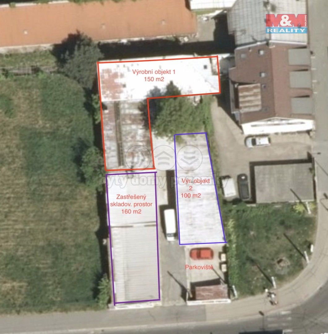 Pronájem výrobní prostory - Teplého, Pardubice, 410 m²