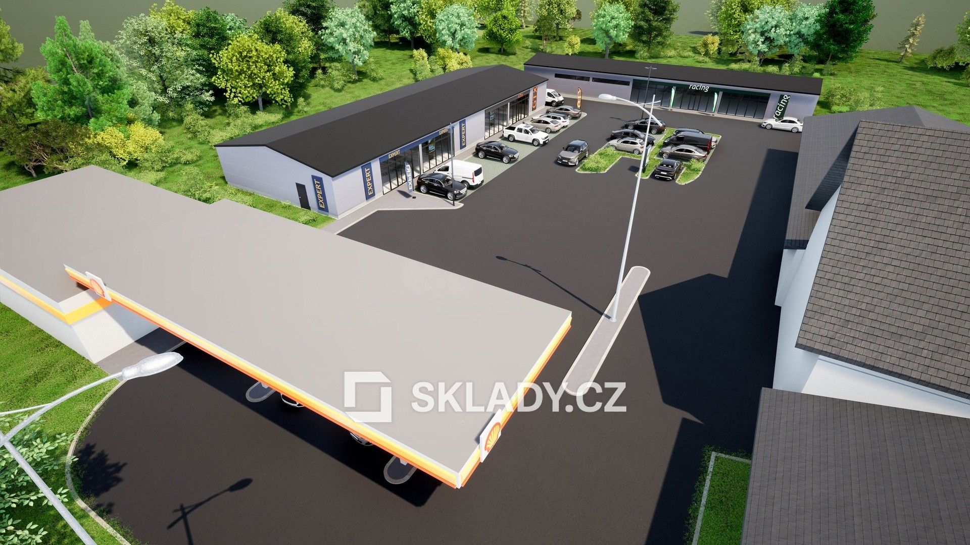 Sklady, Jáchymovská, Ostrov, 464 m²