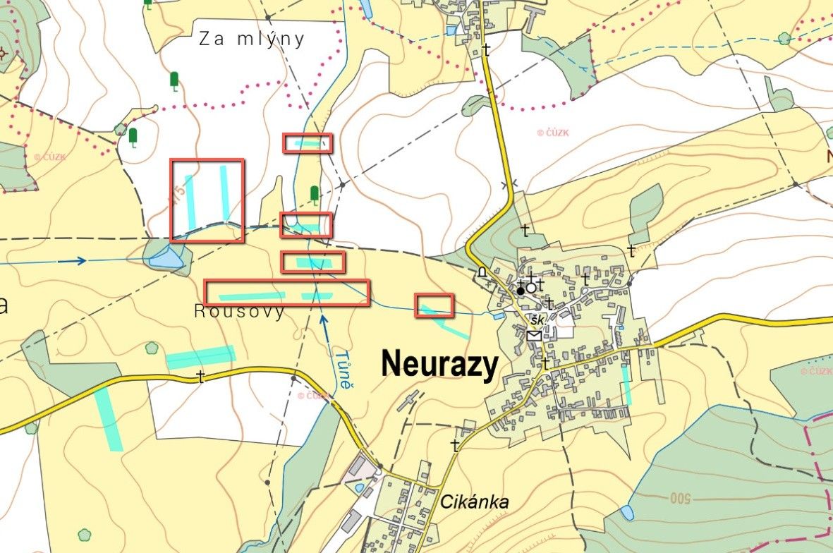 Zemědělské pozemky, Neurazy, 335 55, 13 768 m²