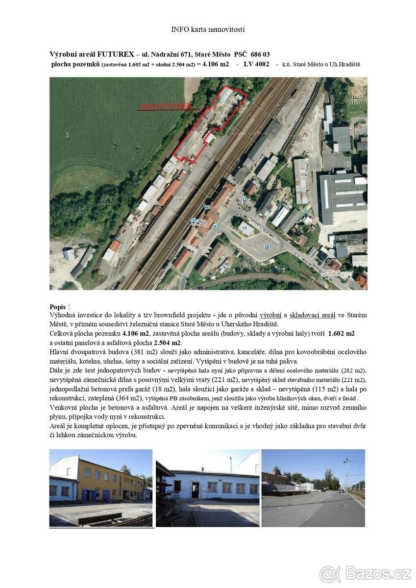 Prodej sklad - Uherské Hradiště, 686 06