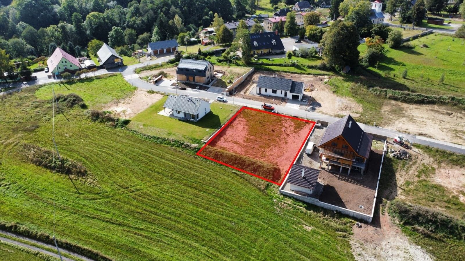 Prodej pozemek pro bydlení - Červený Potok, Králíky, 1 001 m²