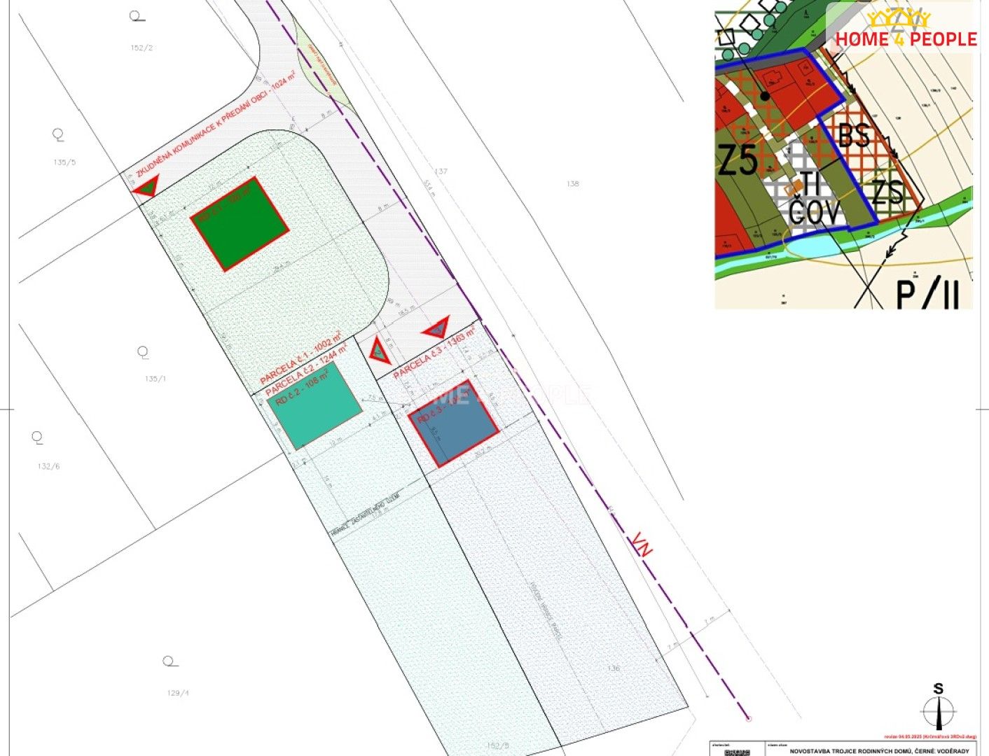 Prodej pozemek pro bydlení - Černokostelecká, Černé Voděrady, 1 244 m²