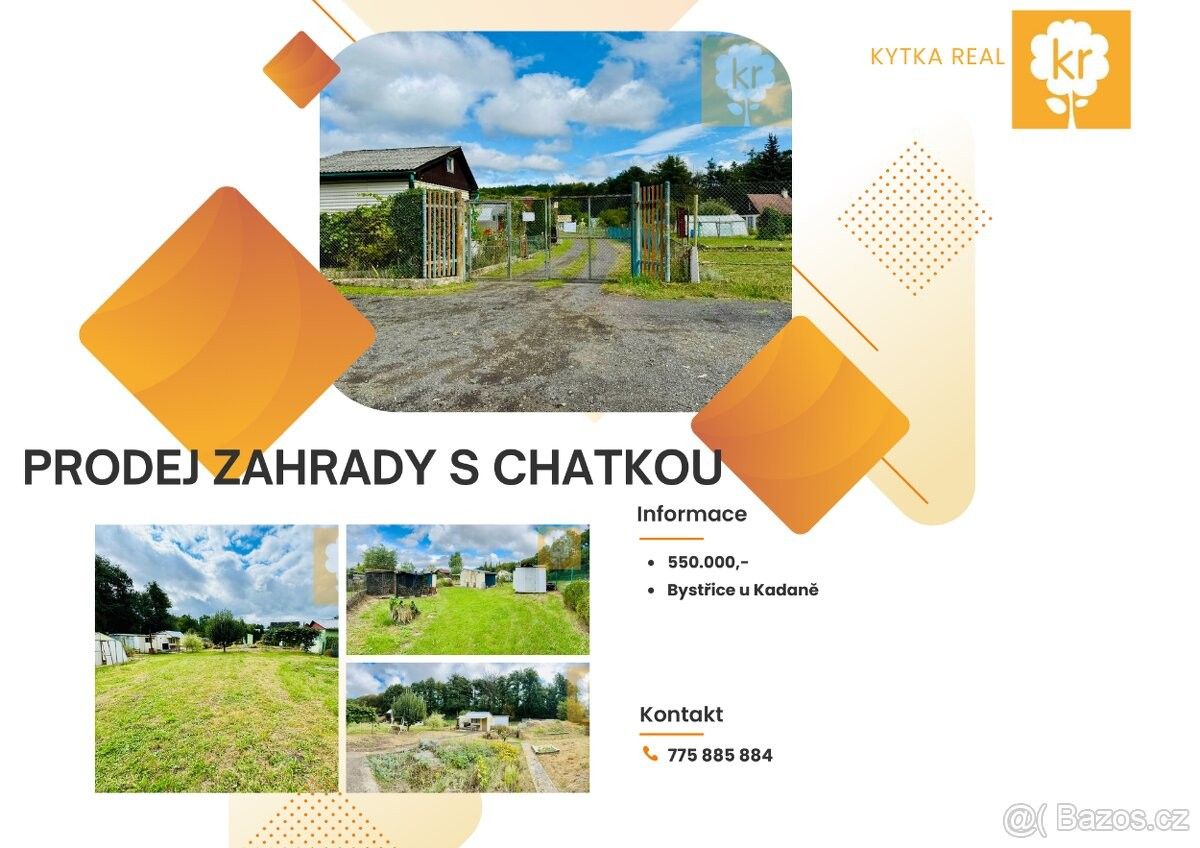 Prodej zahrada - Kadaň, 432 01, 874 m²