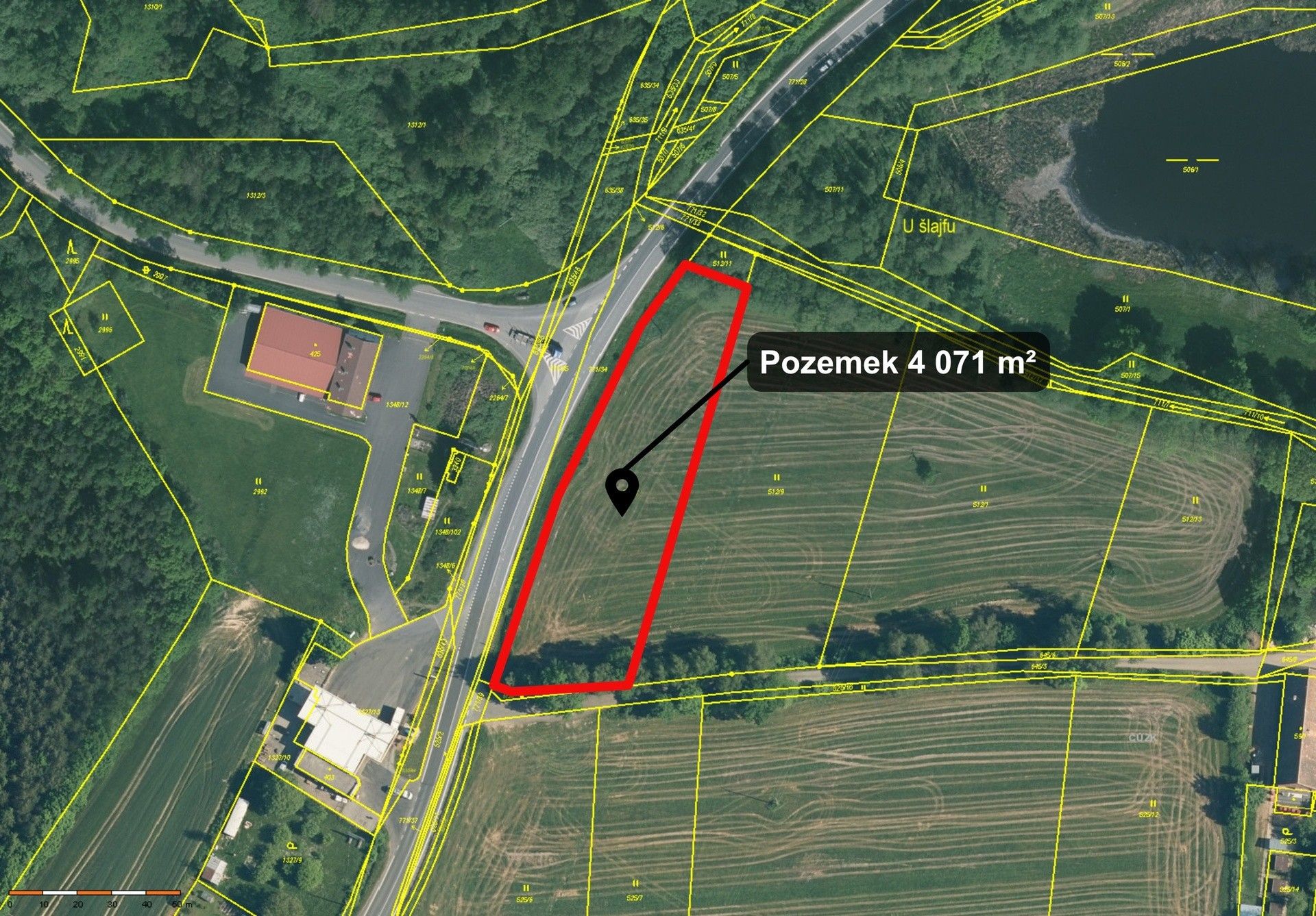 Prodej komerční pozemek - Havlovice, Domažlice