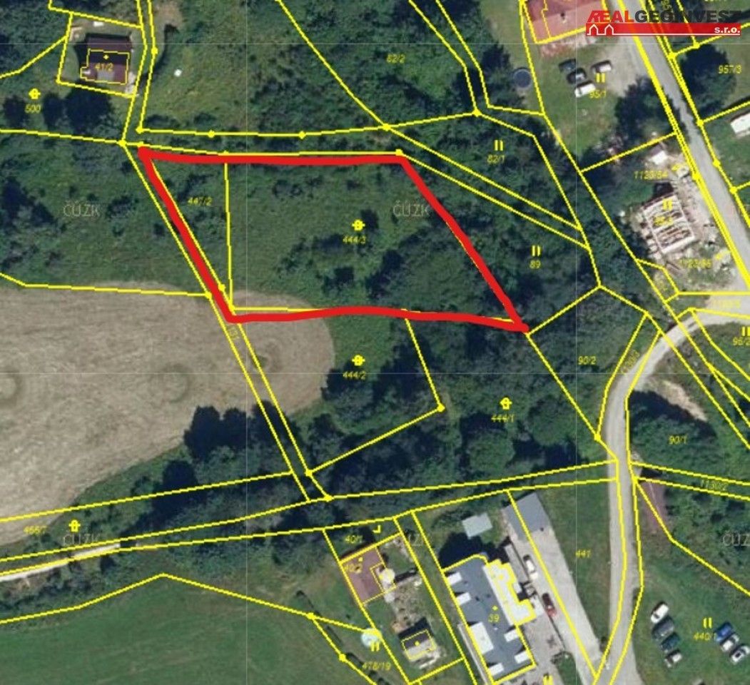 Pozemky pro bydlení, Hynčice pod Sušinou, Staré Město, 1 808 m²