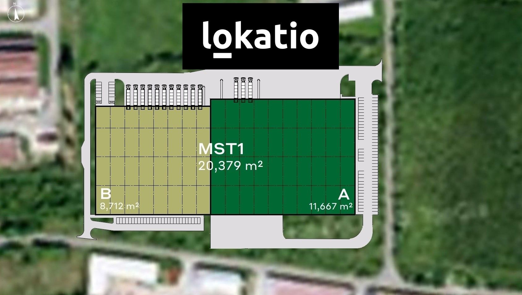 Pronájem sklad - Skyřická, Most, 8 712 m²