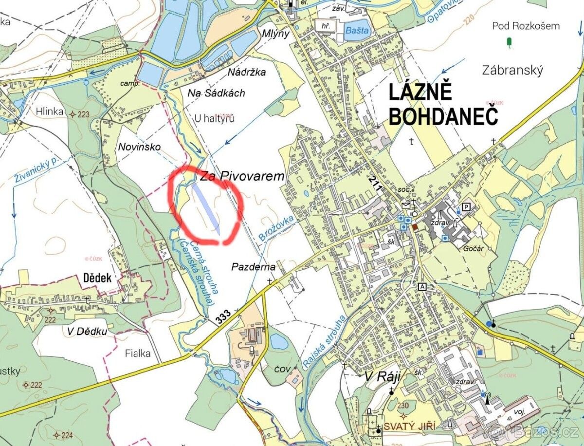 Zemědělské pozemky, Lázně Bohdaneč, 533 41, 7 888 m²