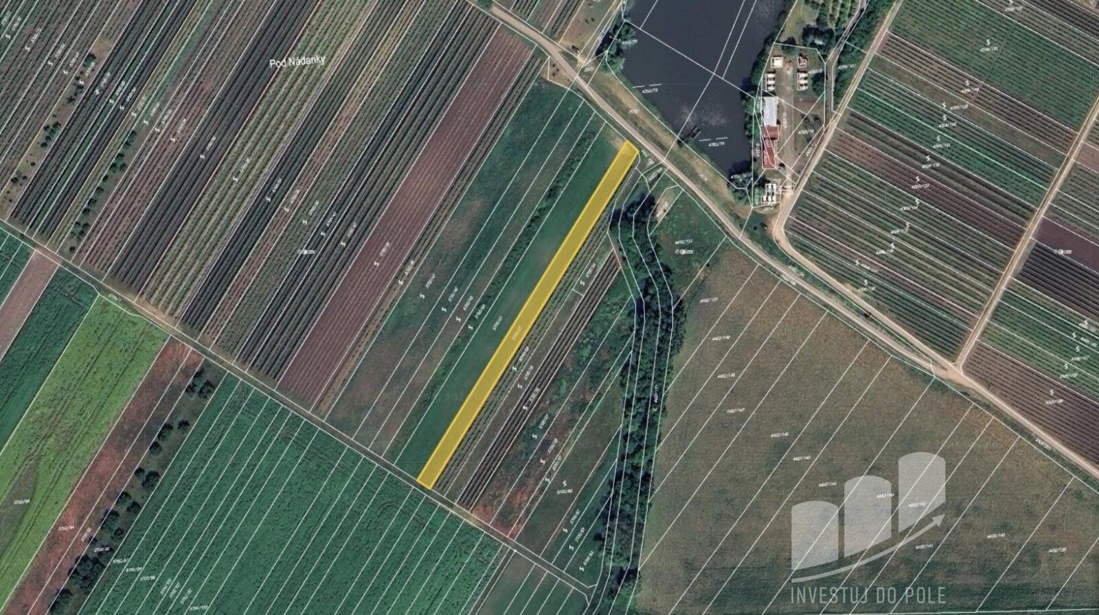 Zemědělské pozemky, Velké Bílovice, 1 653 m²