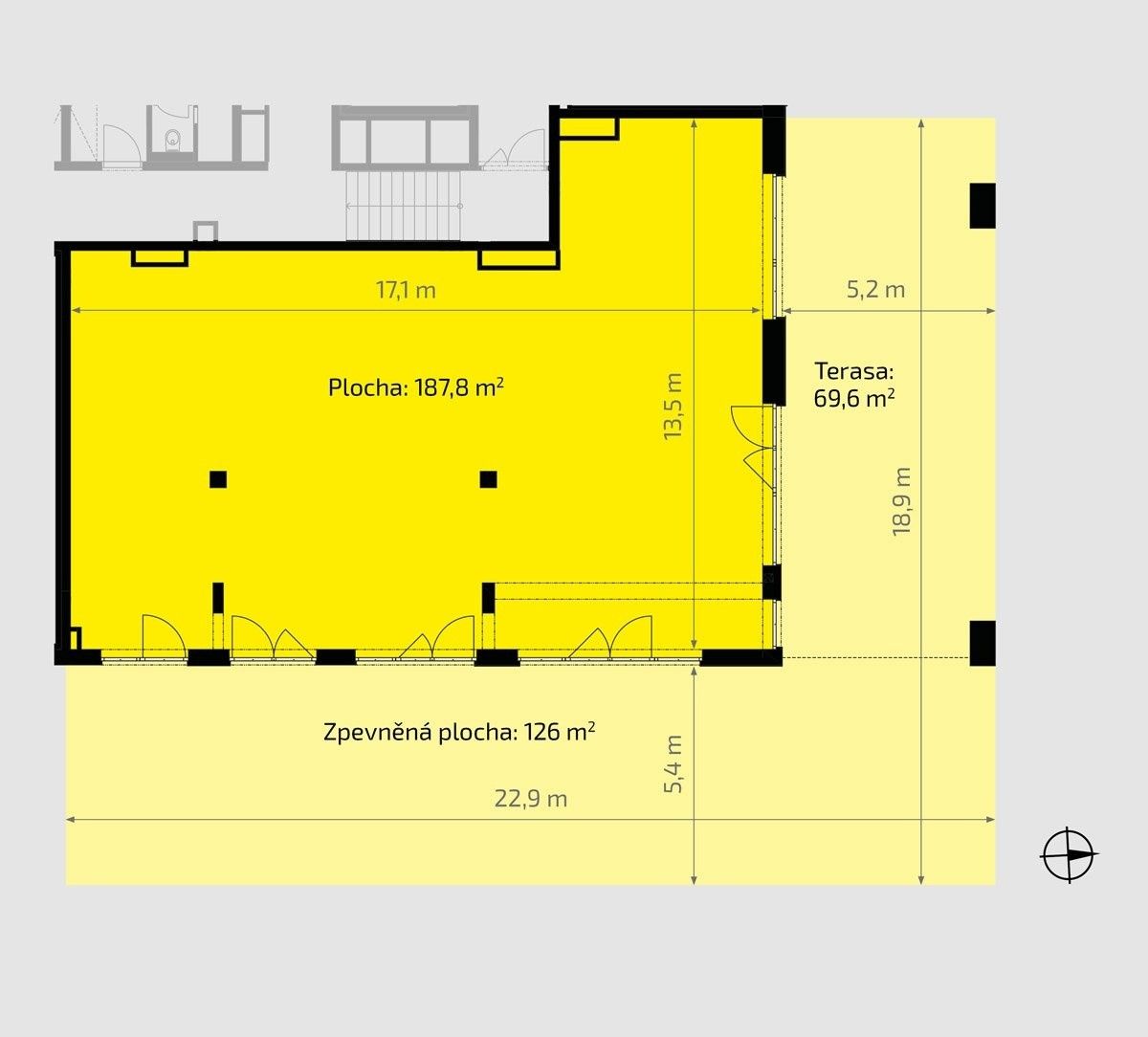 Prodej restaurace - Poděbradská, Praha, 188 m²