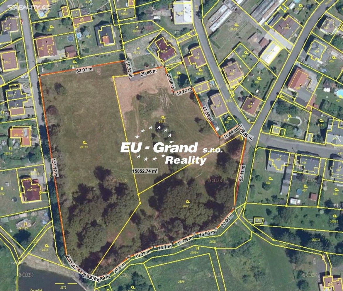 Pozemky pro bydlení, Šluknov, 15 799 m²