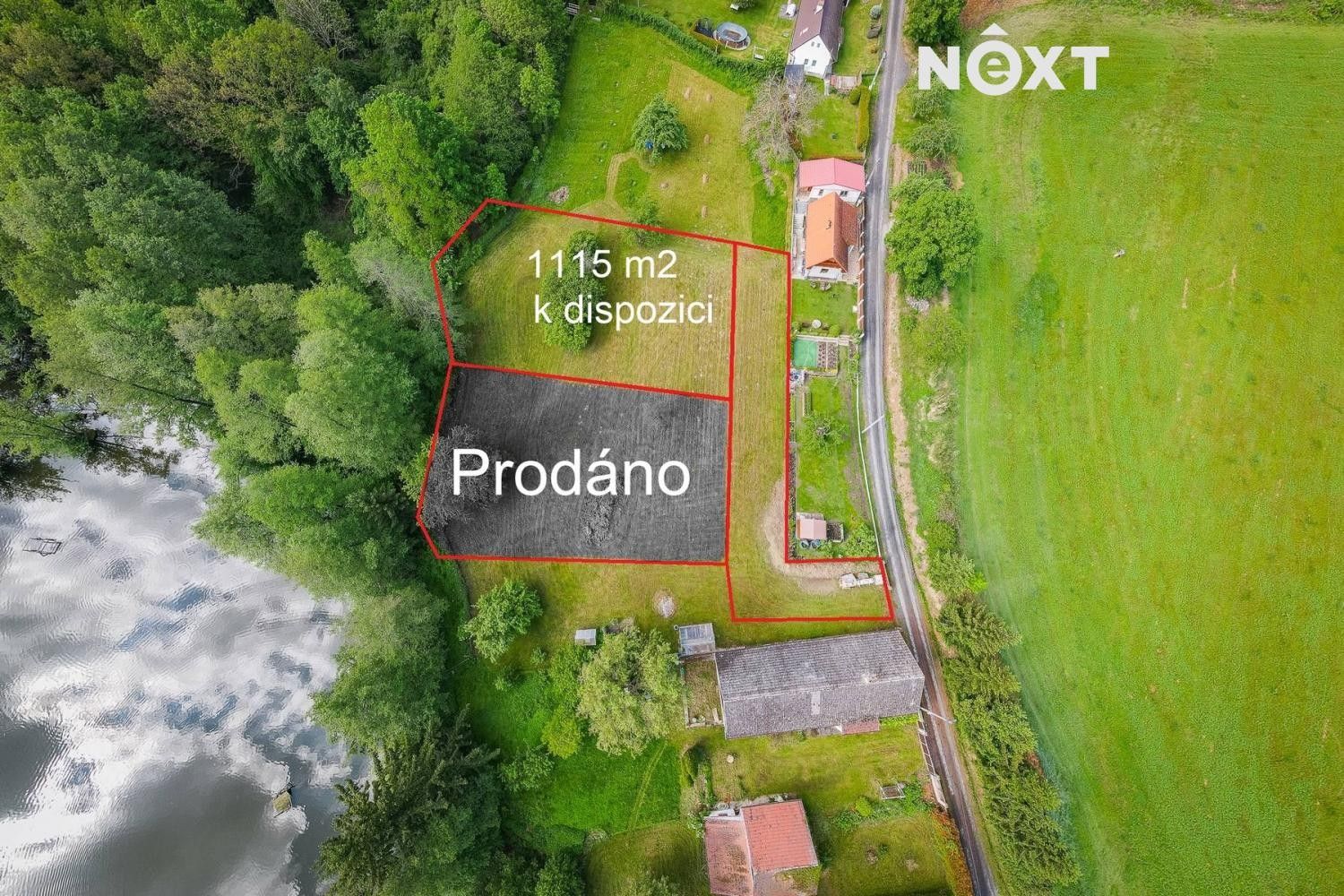 Pozemky pro bydlení, Stará Huť, Blovice, 1 115 m²