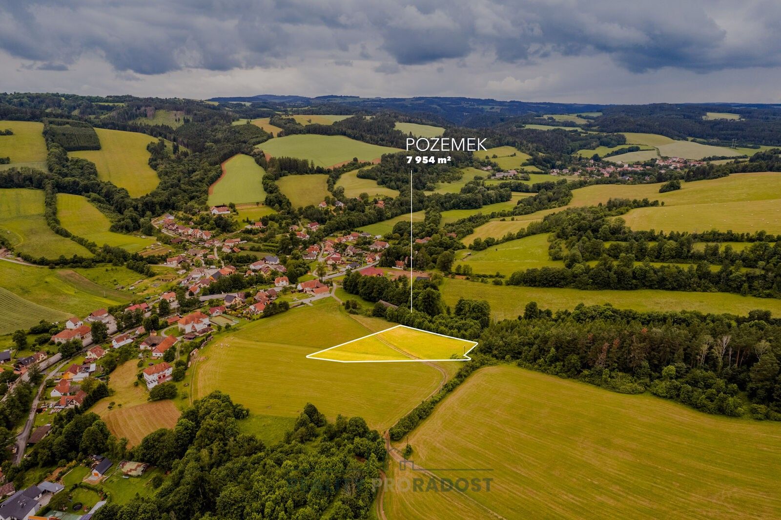 Prodej louka - Horní Poříčí, 7 954 m²