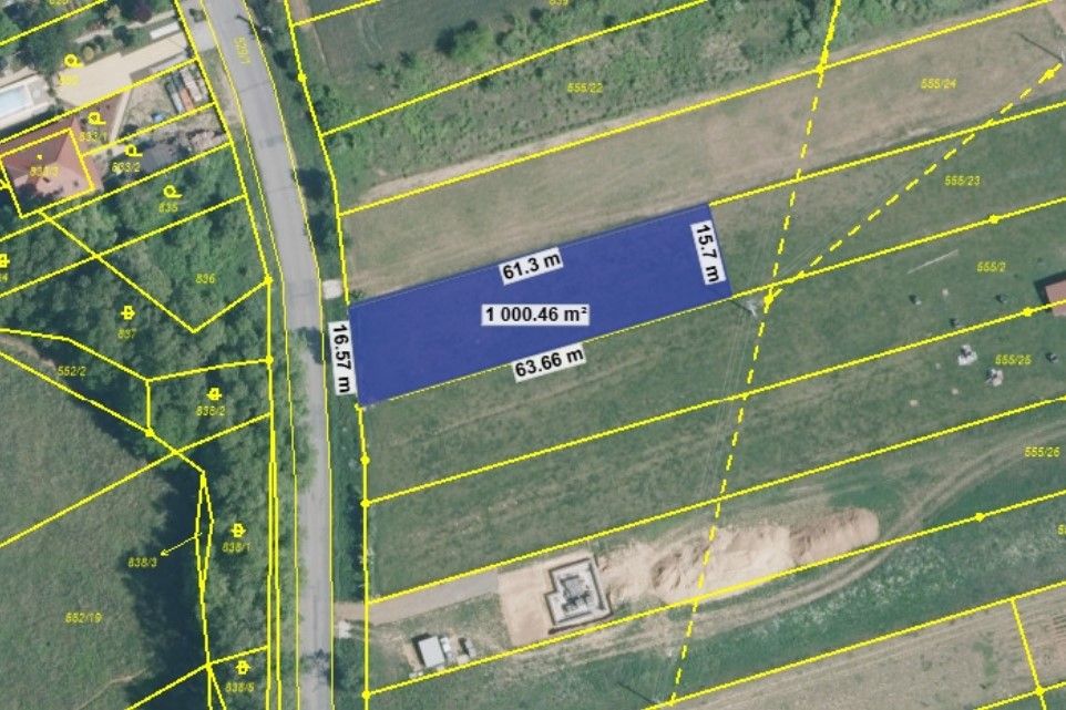 Pozemky pro bydlení, Prštice, 664 46, 1 000 m²