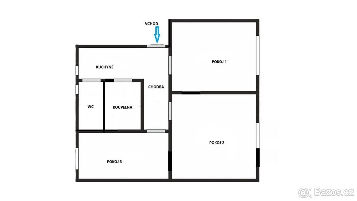 3+1, Kuřim, 664 34, 59 m²