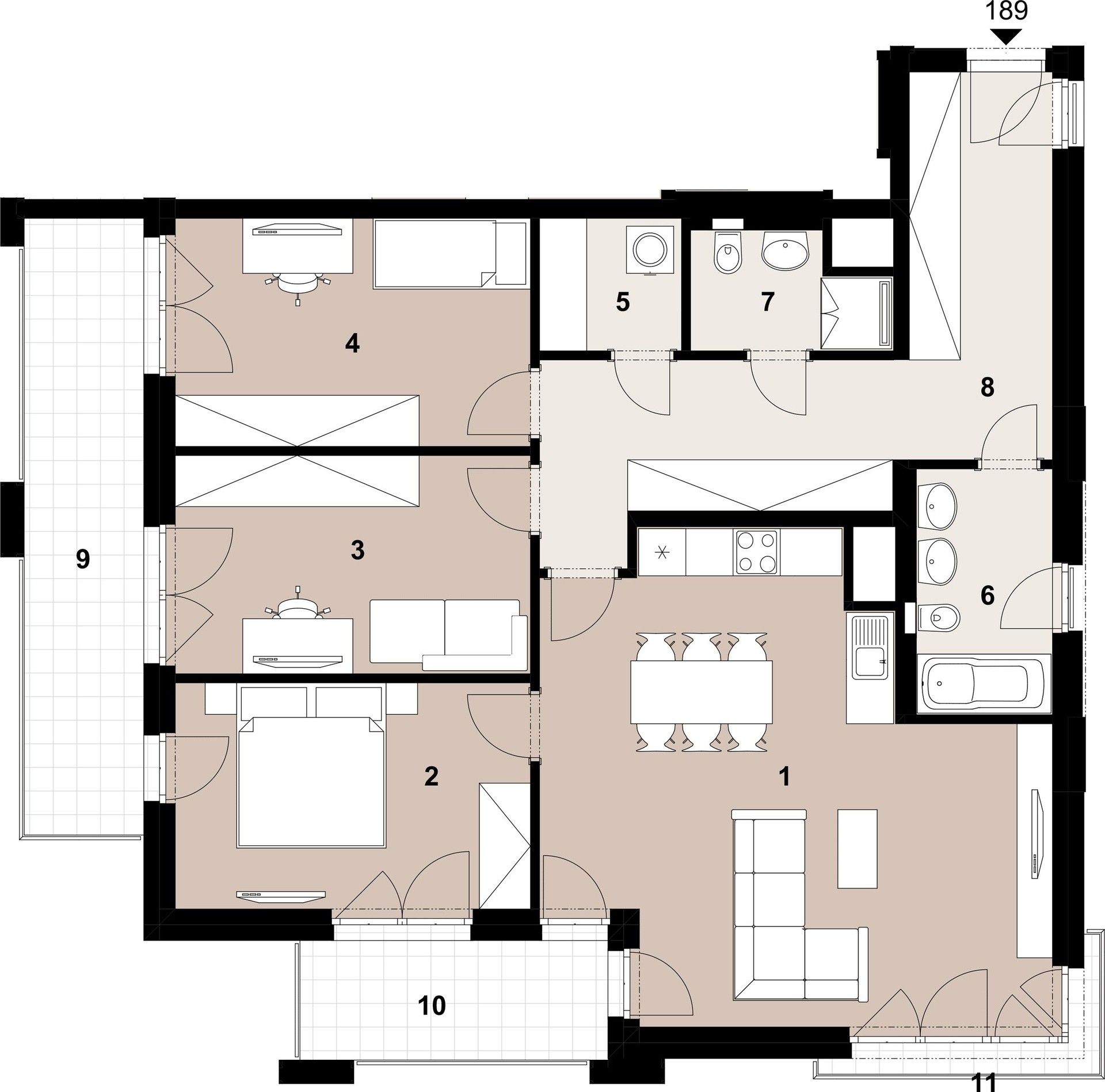 Prodej byt 4+kk - Štichova, Praha, 103 m²