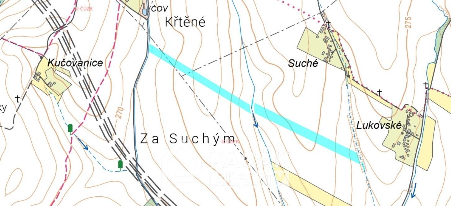 Prodej zemědělský pozemek - Dolní Ves, Fryšták, 46 530 m²