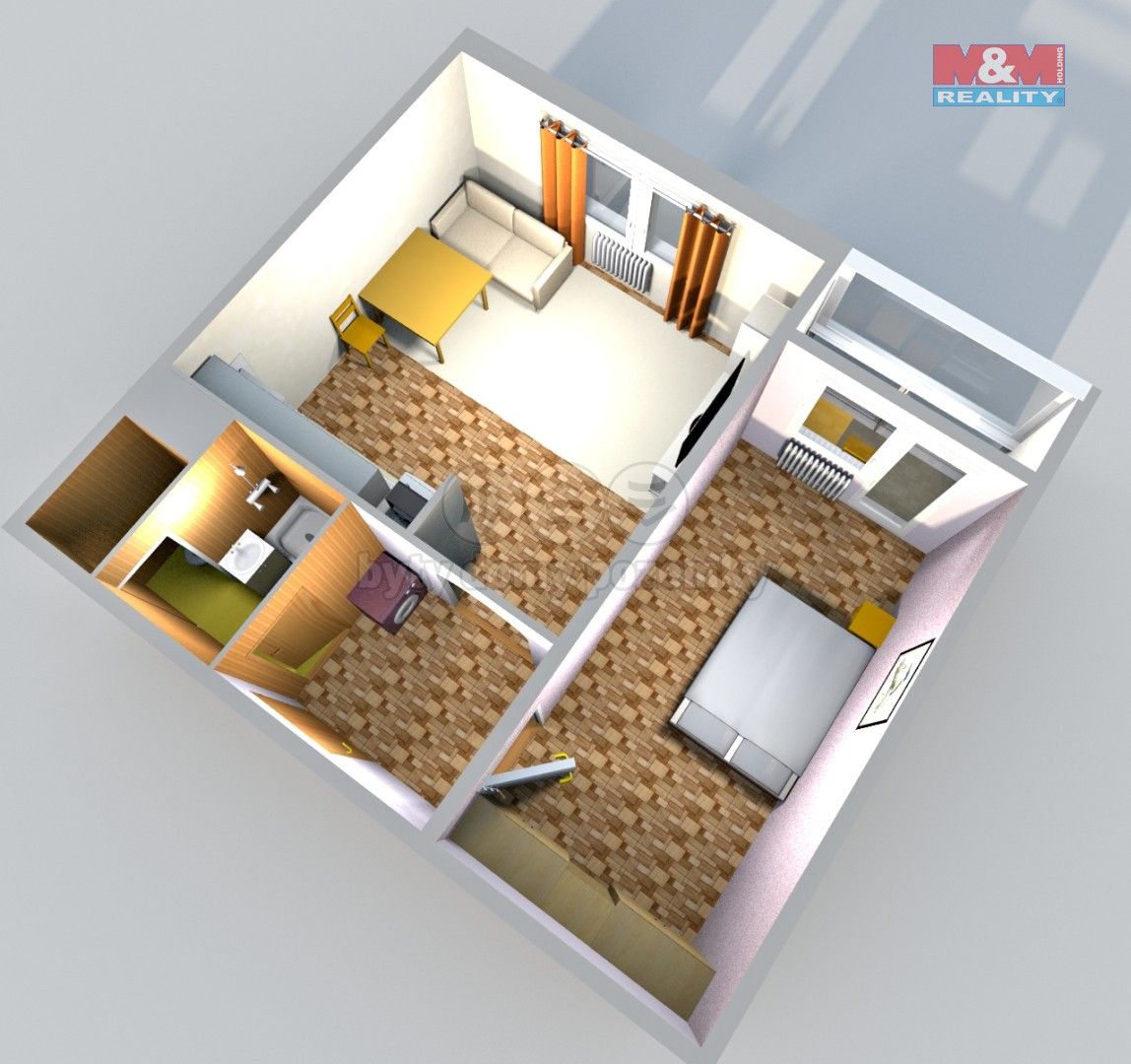 Pronájem byt 1+1 - Kolínská, Česká Lípa, 40 m²