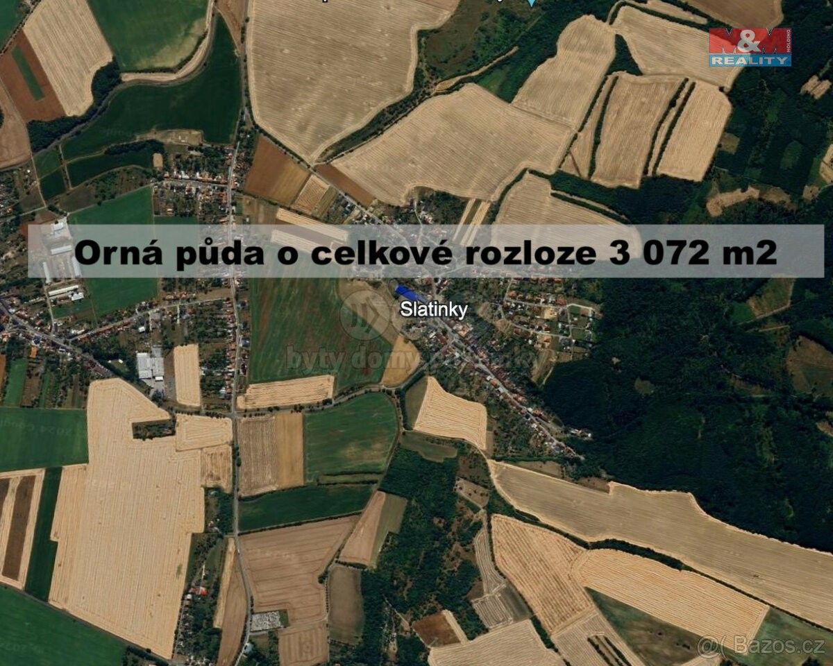 Zemědělské pozemky, Slatinice, 783 42, 3 072 m²