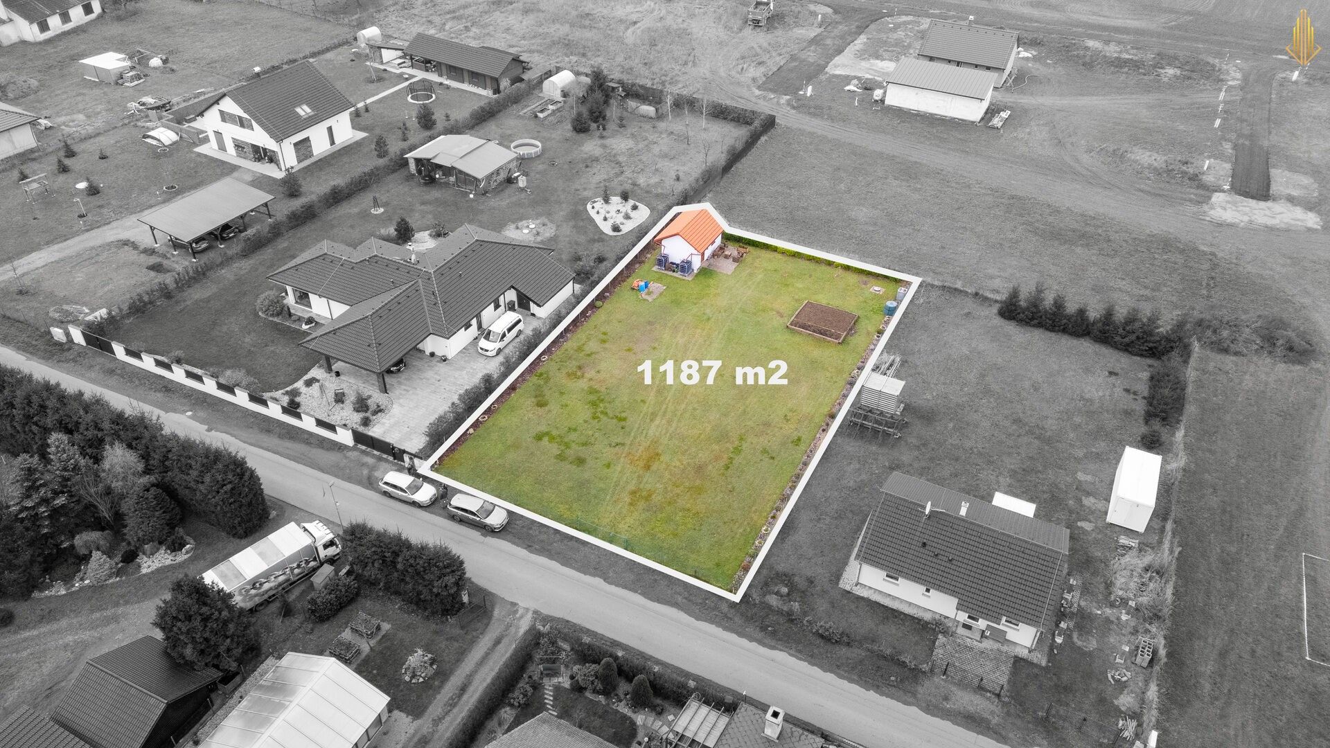 Pozemky pro bydlení, Hřibiny, Hřibiny-Ledská, 1 187 m²