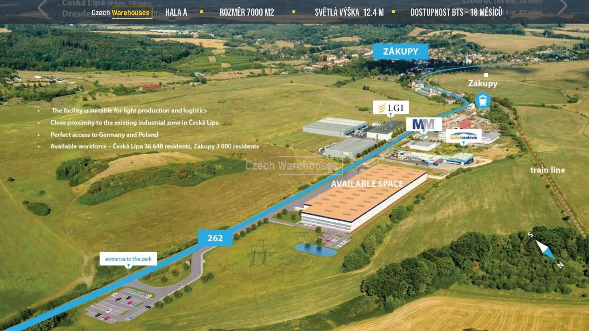 Sklady, Česká Lípa, 7 m²