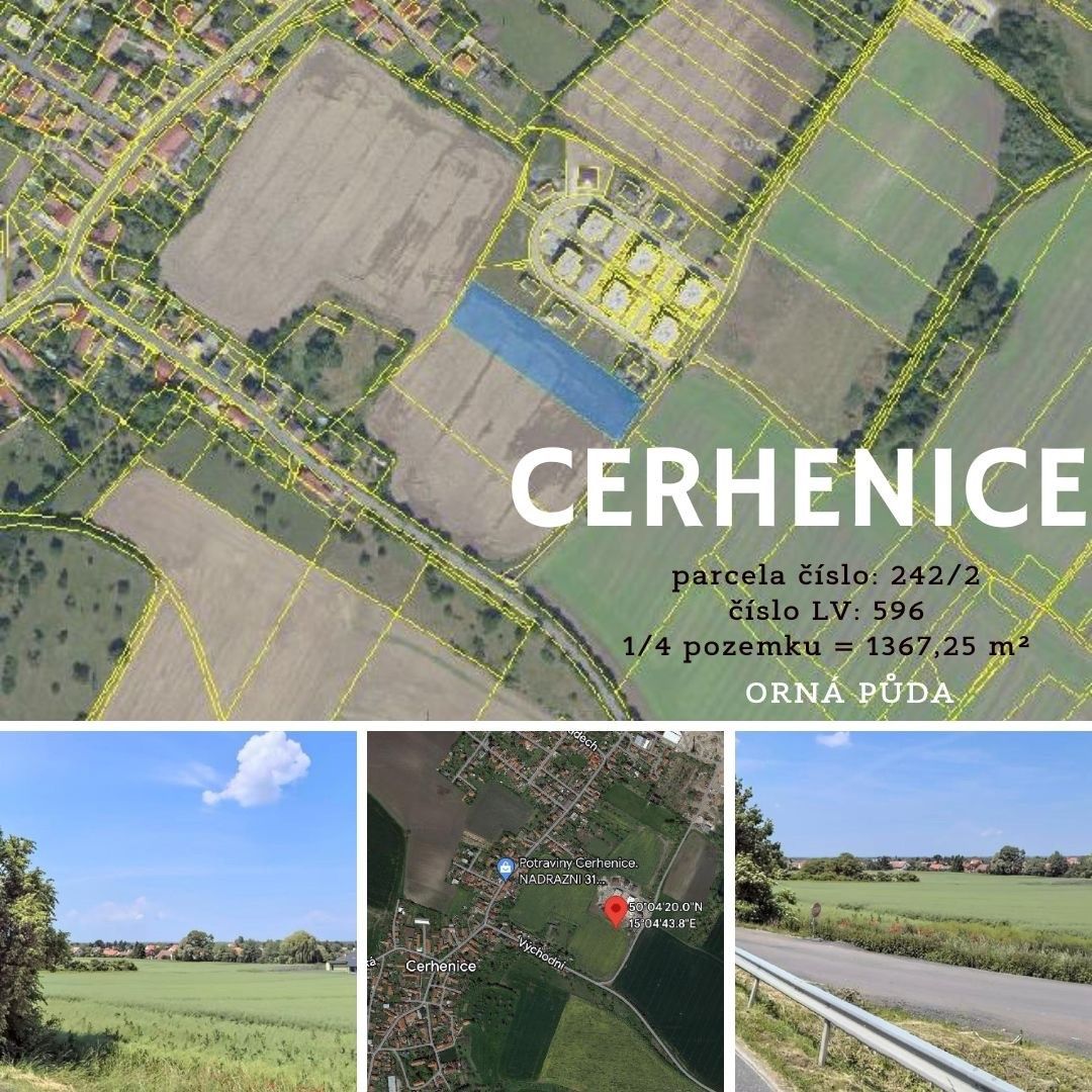 Prodej pozemek pro bydlení - Cerhenice, 281 02, 25 m²