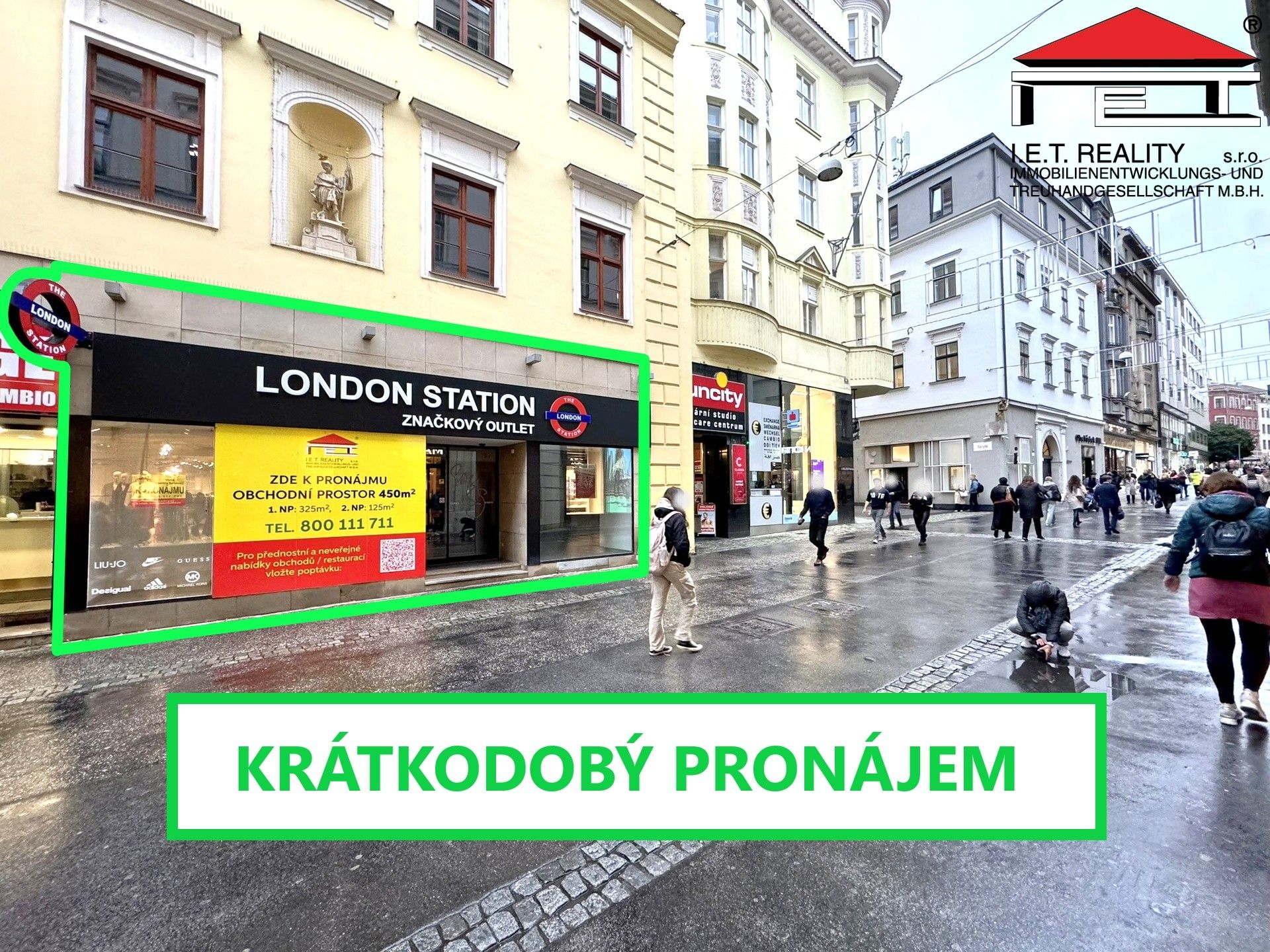 Obchodní prostory, Česká, Brno, 325 m²