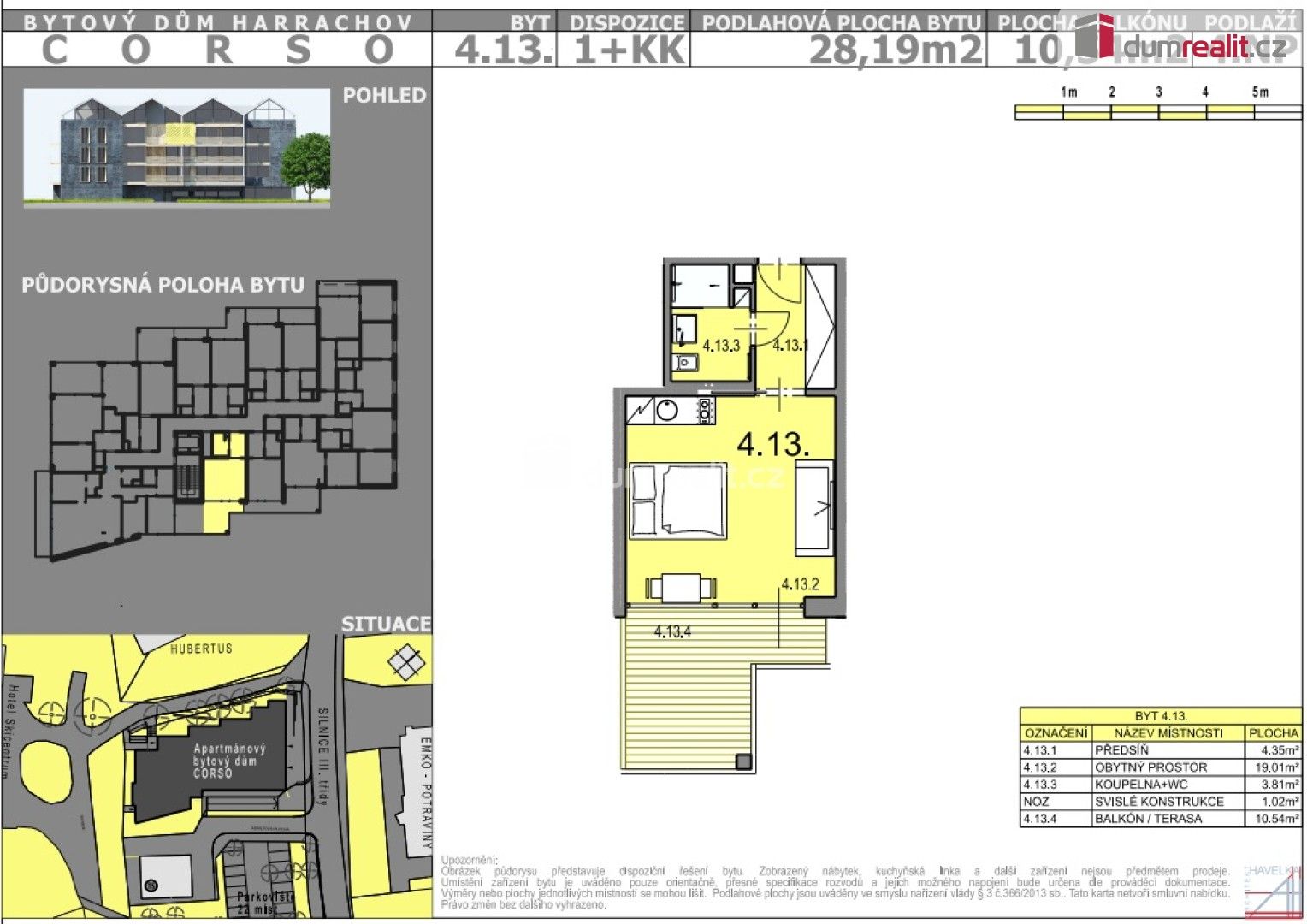 1+kk, Harrachov, 28 m²