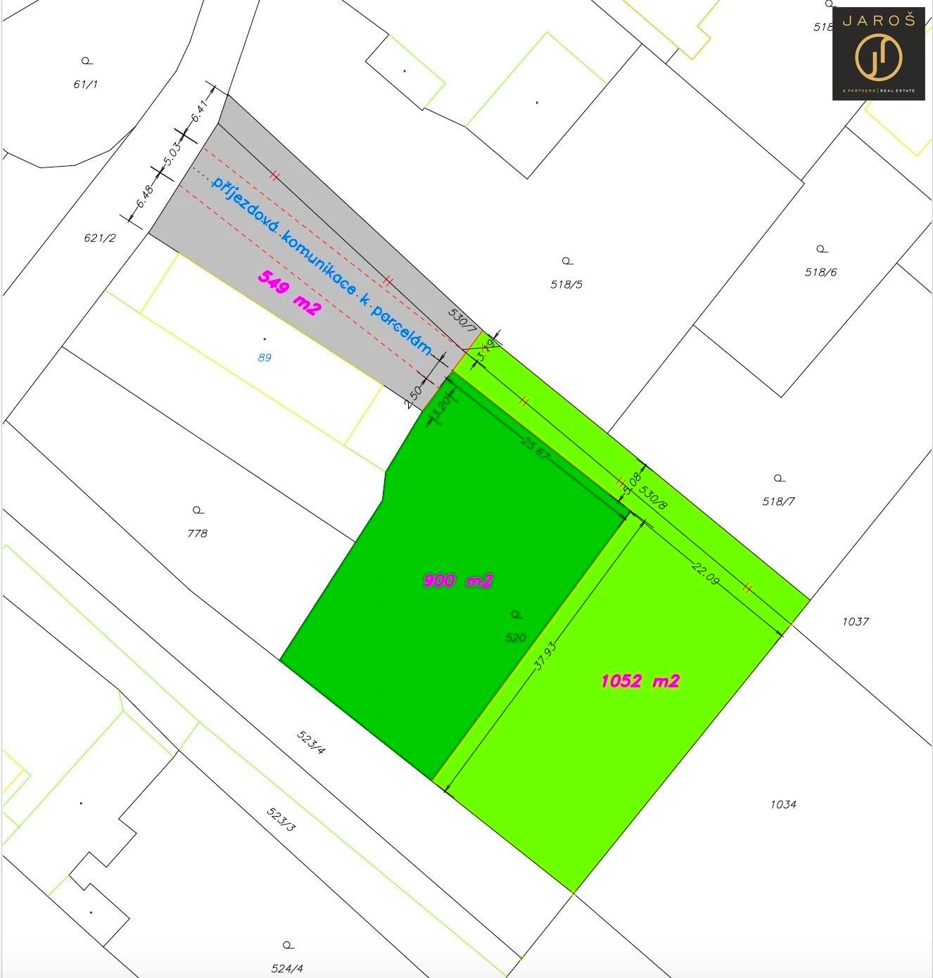 Prodej pozemek pro bydlení - Bousov, 1 052 m²