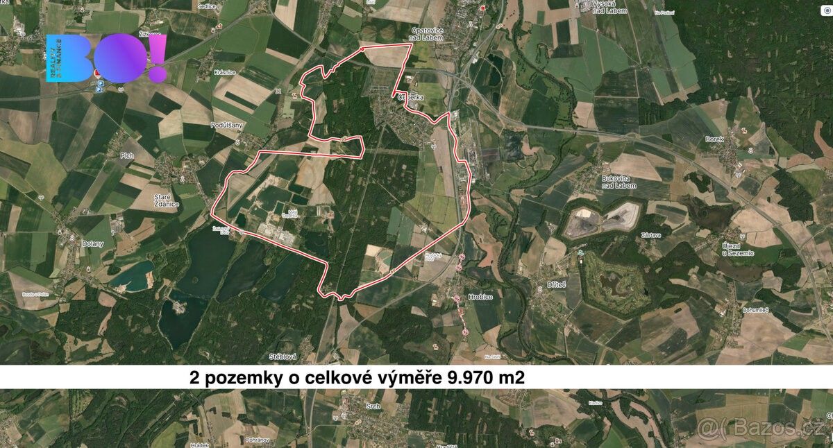 Zemědělské pozemky, Opatovice nad Labem, 533 45, 9 970 m²