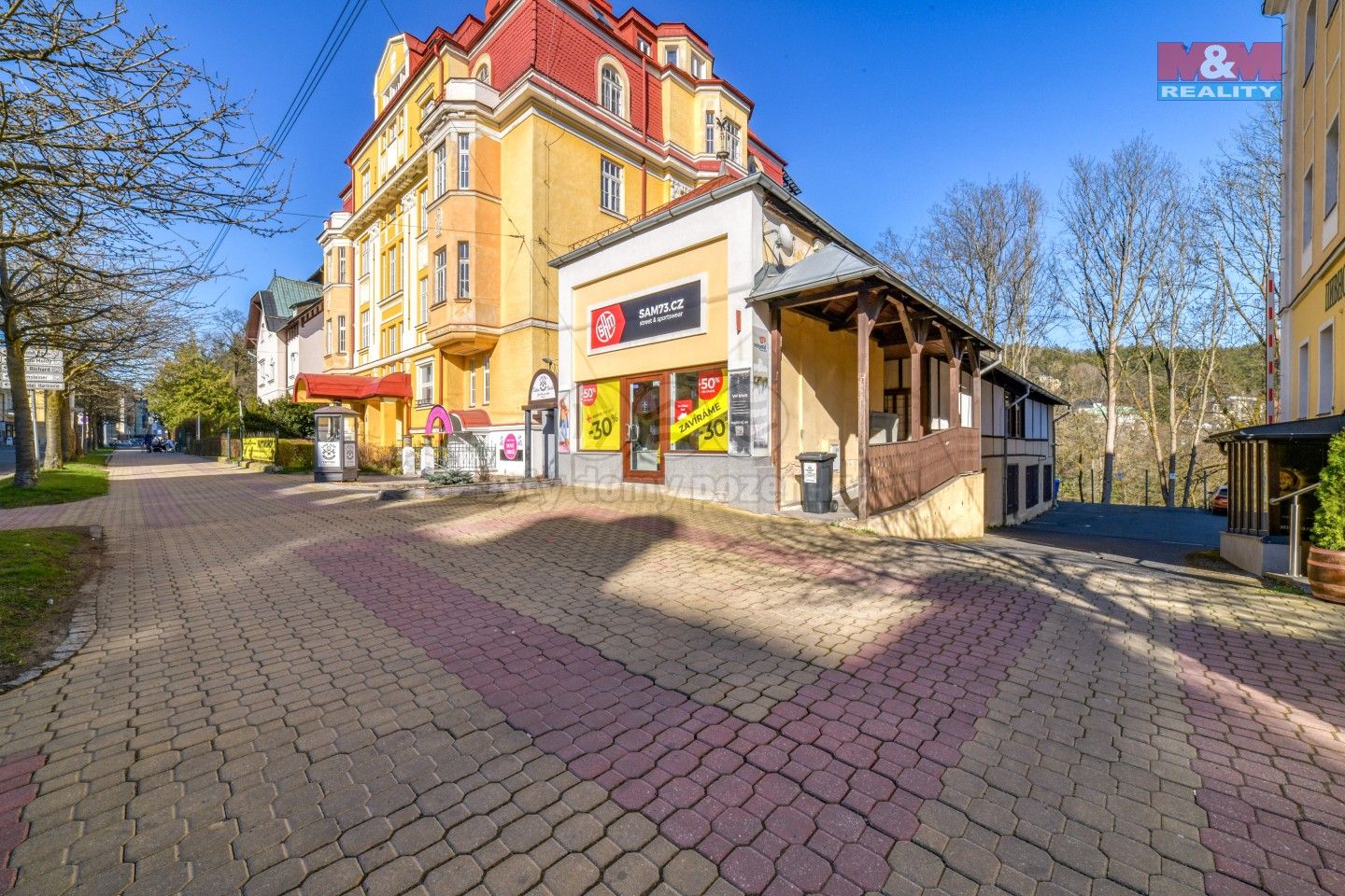 Obchodní prostory, Hlavní třída, Mariánské Lázně, 123 m²