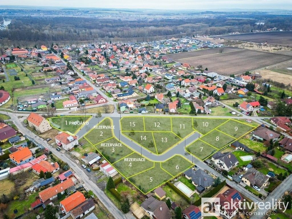 Pozemky pro bydlení, K Bažantnici, Obříství, 701 m²