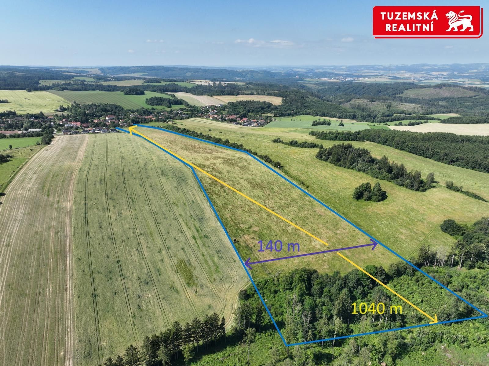 Prodej pozemek pro bydlení - Kořenec, 119 009 m²