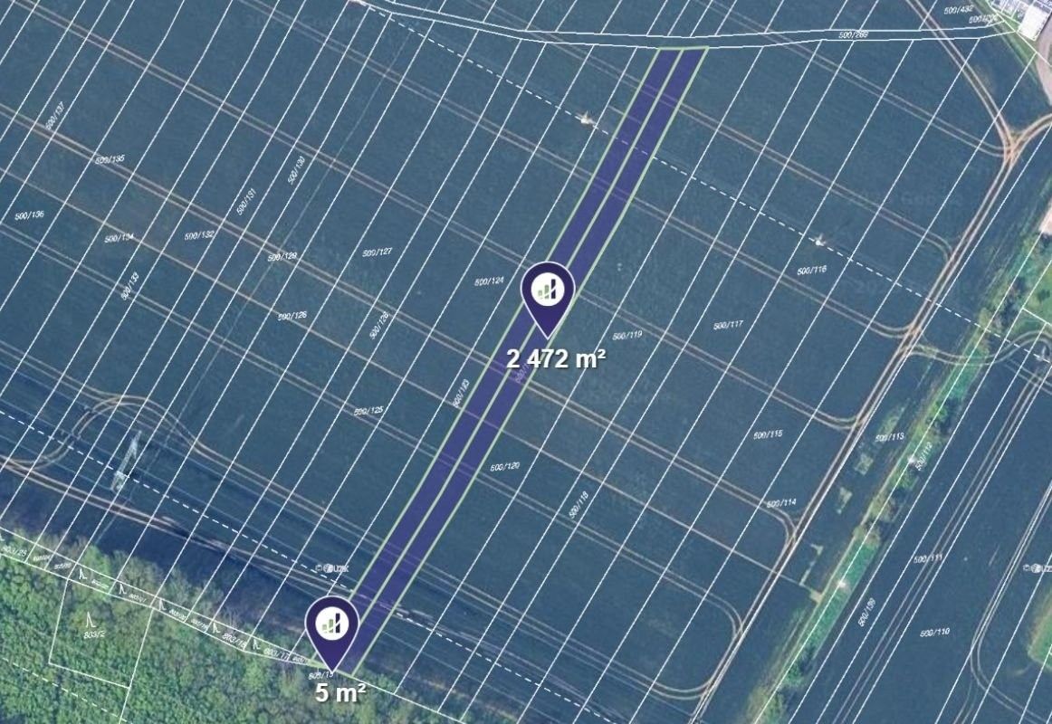 Zemědělské pozemky, Nebovidy, 2 477 m²
