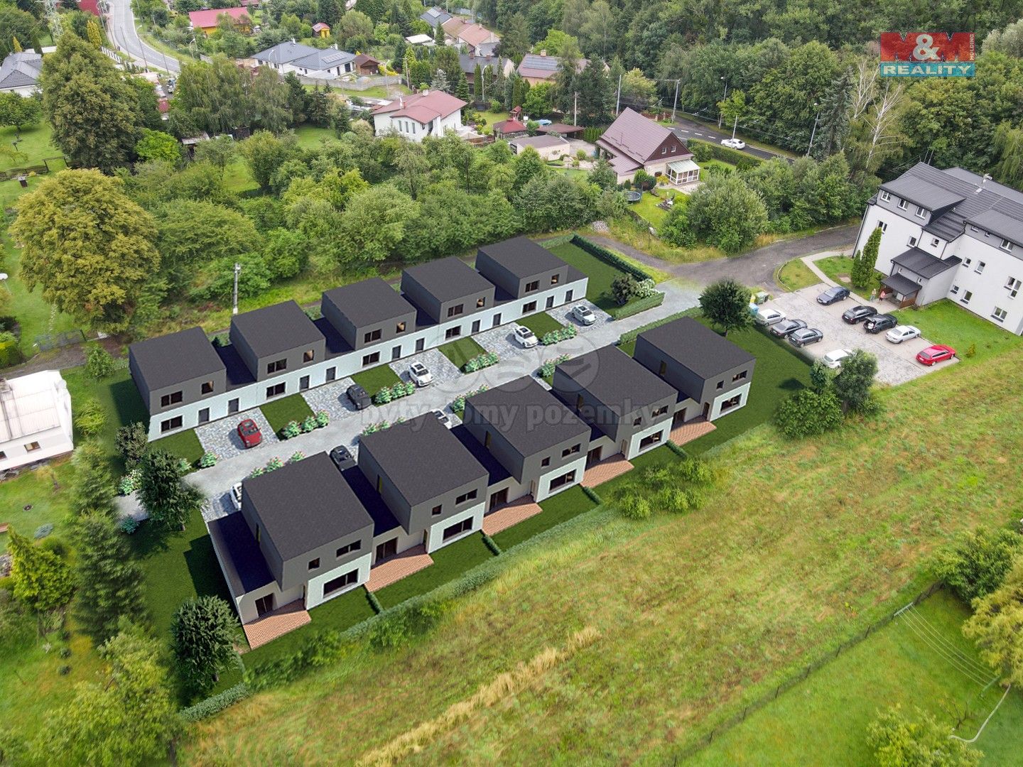 Rodinné domy, Koněvova, Ostrava, 127 m²