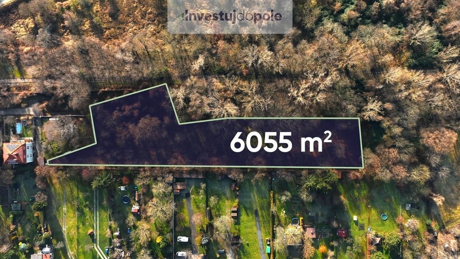 Zahrady, Praha, 6 055 m²