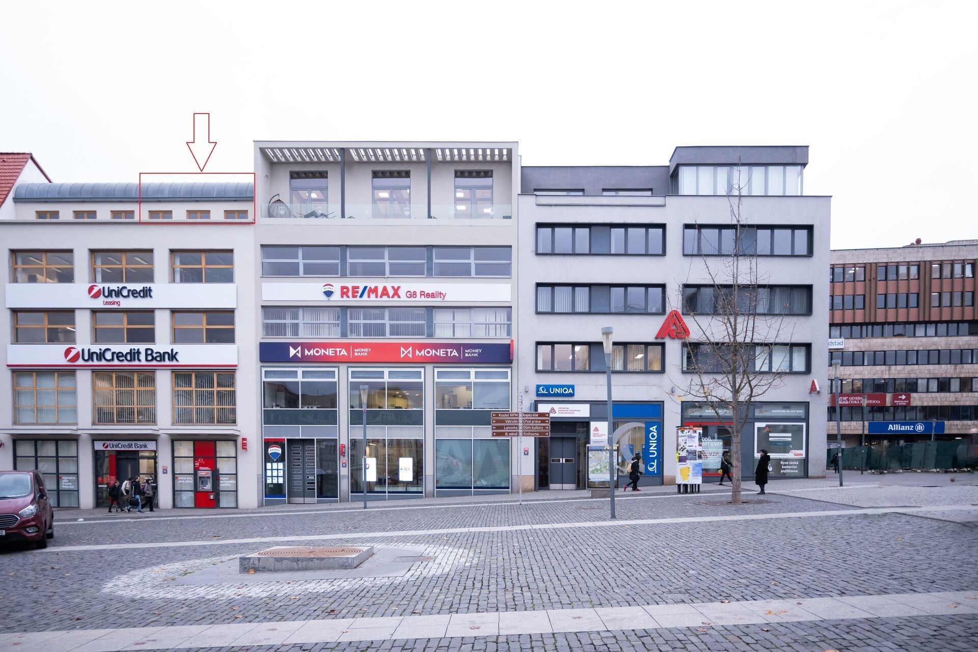 Pronájem obchodní prostory - Mírové náměstí, Ústí nad Labem, 121 m²