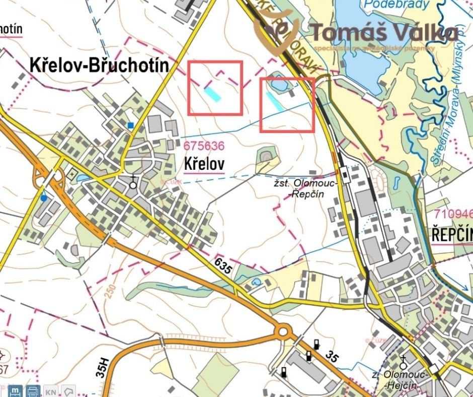 Prodej zemědělský pozemek - Křelov-Břuchotín, 783 36, 14 651 m²