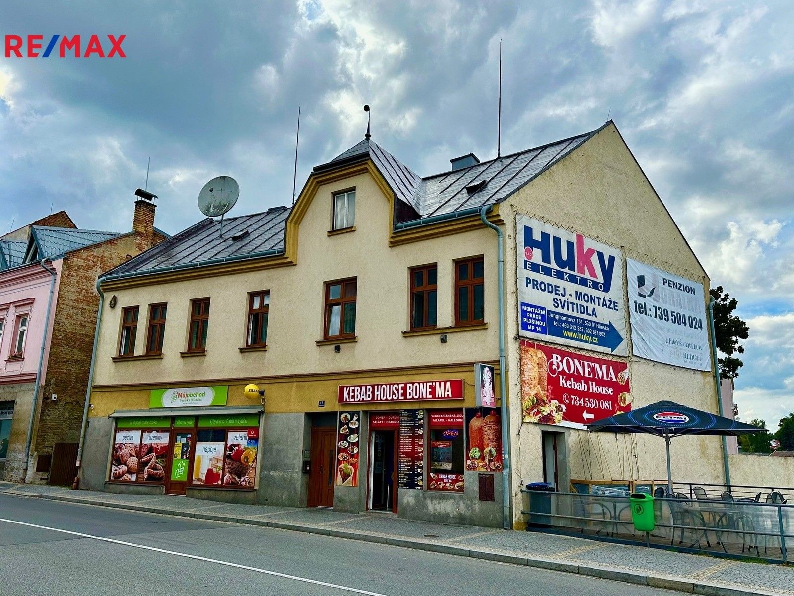 Činžovní domy, Poděbradovo náměstí, Hlinsko, 333 m²