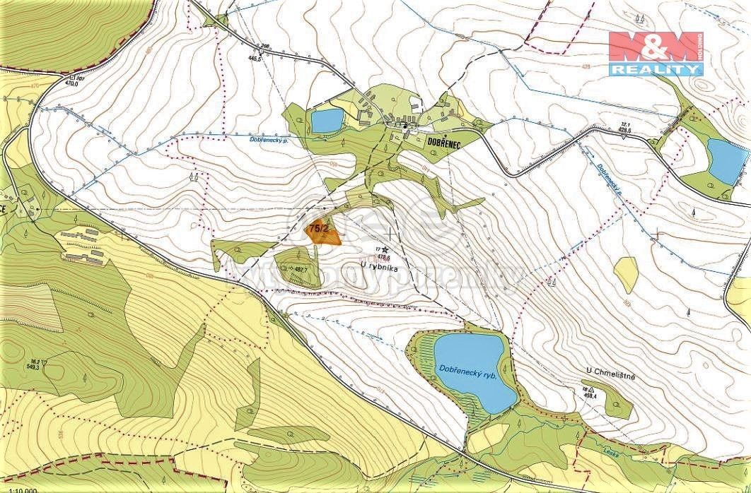 Prodej louka - Podbořany, 441 01, 9 839 m²