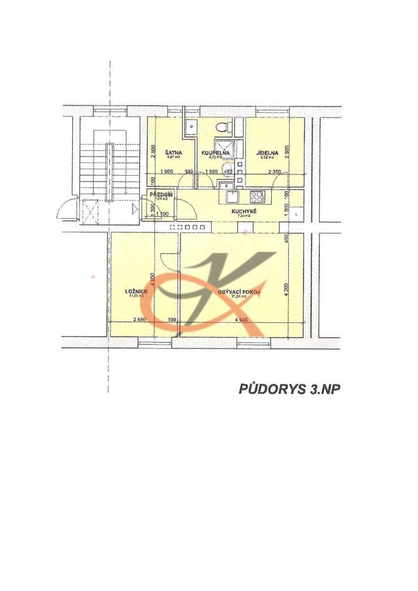 4+1, Julia Fučíka, Rožnov pod Radhoštěm, 60 m²