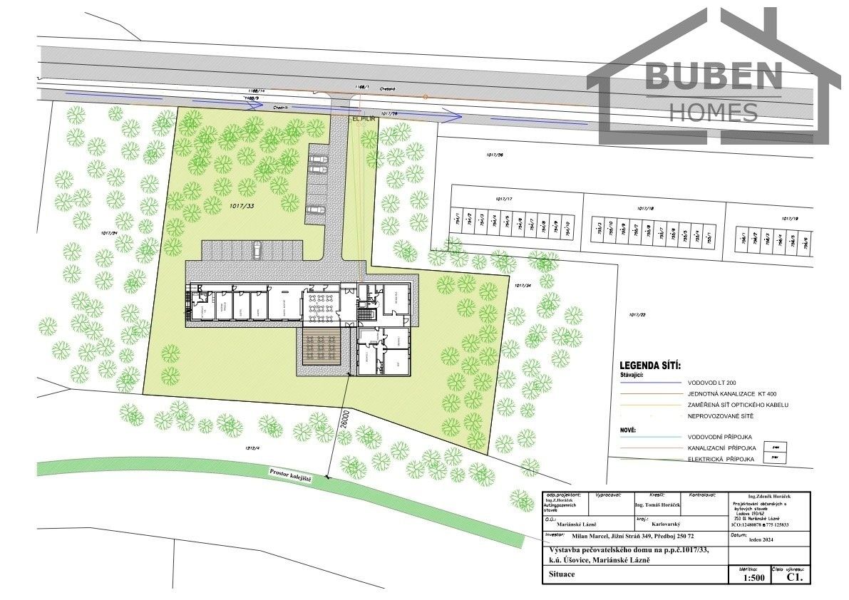 Prodej komerční pozemek - Úšovice, Mariánské Lázně